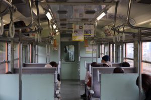 のんびりとした車内